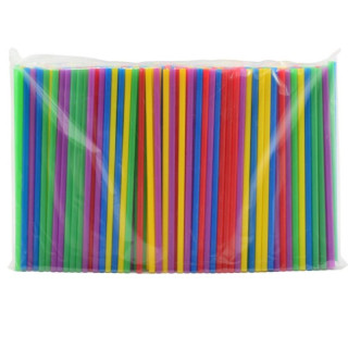 Słomki do napojów 250szt 8x240mm kolor PP